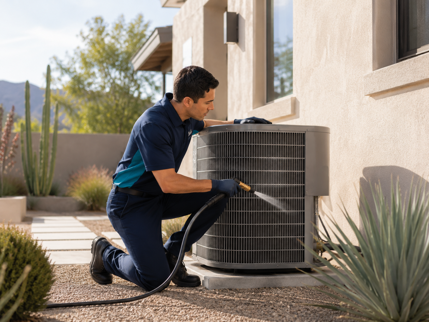 HVAC services in a Phoenix, AZ home