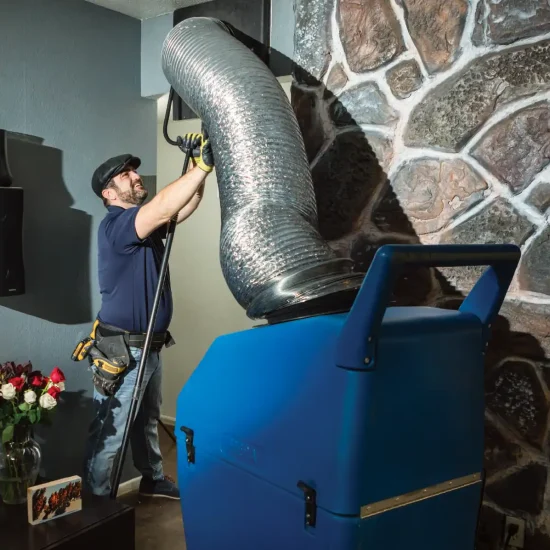Expert air duct & dryer vent cleaning technicia