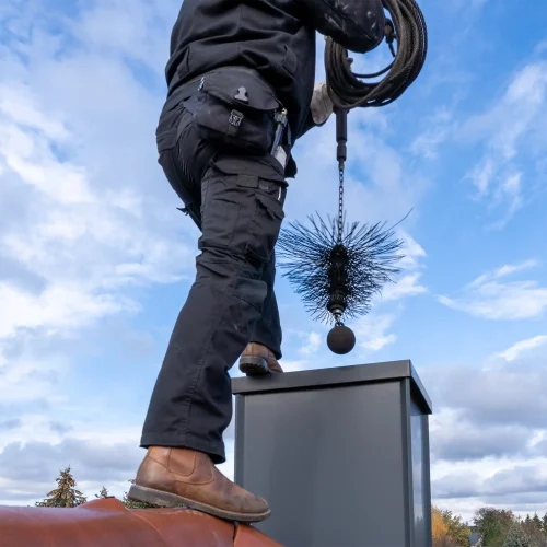 Professional chimney cleaning services for home safety